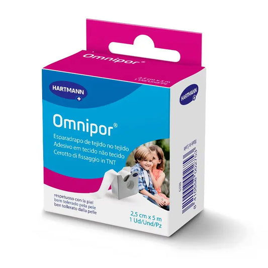 Omnipor 2,5Cmx5M with Dispenser 1 pc.
