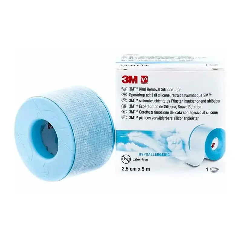 3M Hypoallergenic Silicone Tape Roll 3 m
