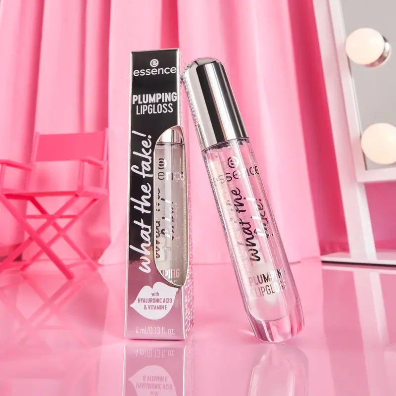 Essence Lesk na pery pre väčší objem What The Fake! 100, 4 ml