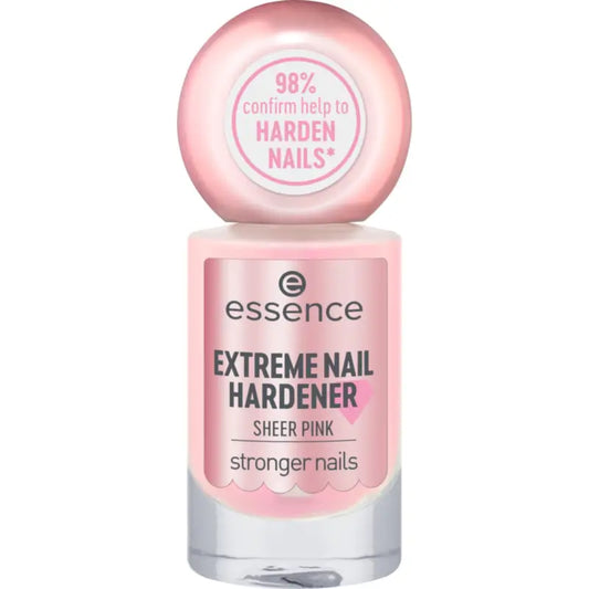 Essence Extreme Nail Hardener – posilňovač nechtov, Sheer Pink, 8 ml