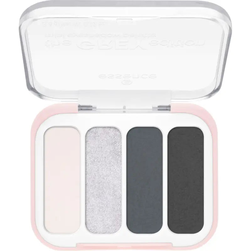 Essence Mini paleta očných tieňov The Grey Edition, 3,6 g
