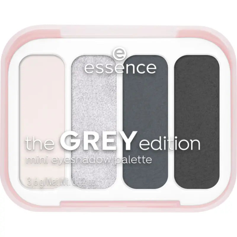 Essence Mini paleta očných tieňov The Grey Edition, 3,6 g