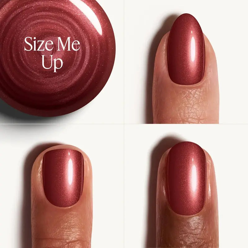 Lak na nechty Essie Gel Couture, odtieň Size Me Up, 13,5 ml