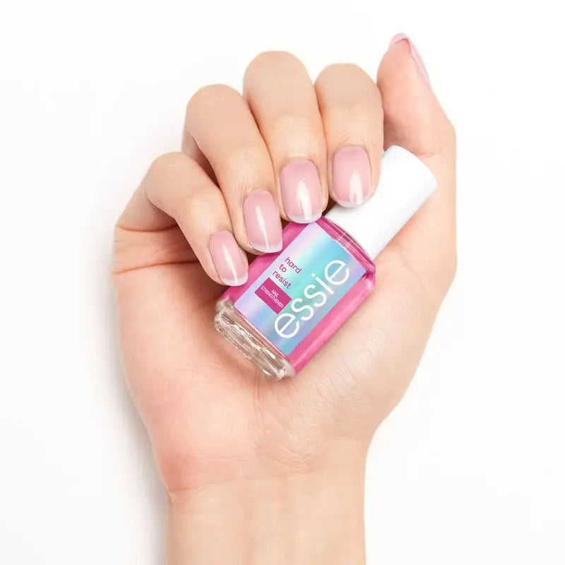Essie Hard To Resist, prípravok na spevnenie nechtov, ružová