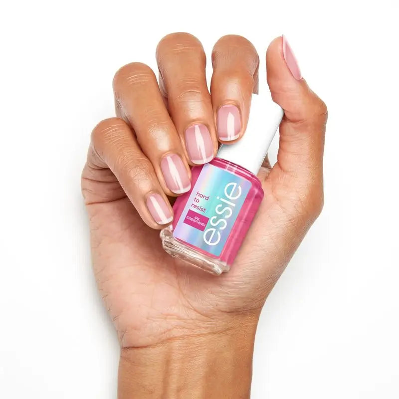 Essie Hard To Resist, prípravok na spevnenie nechtov, ružová