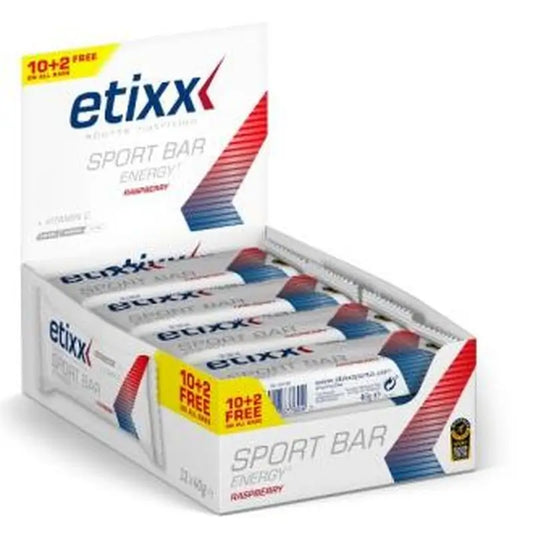 Etixx Energy Sport Barritas Frutos Rojos 12Uds.