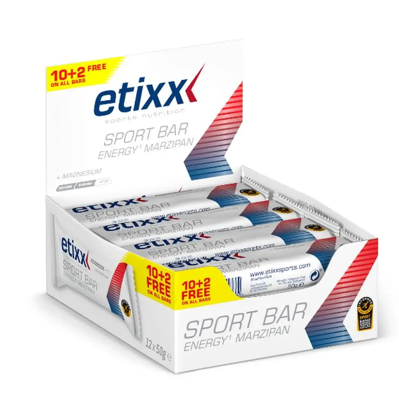 Etixx Ernergy Sport tyčinky s príchuťou marzipánu, 12 ks. 
