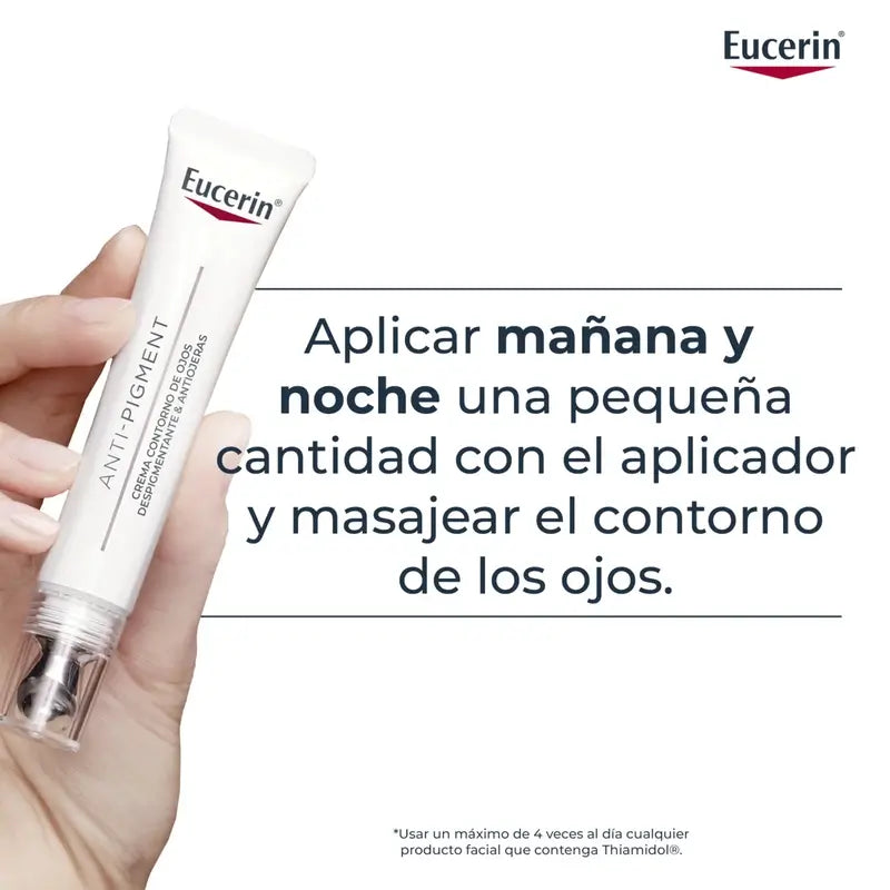 Eucerin Anti-Pigment – Očný krém na zosvetlenie pigmentových škvŕn a redukciu tmavých kruhov pod očami, 15 ml