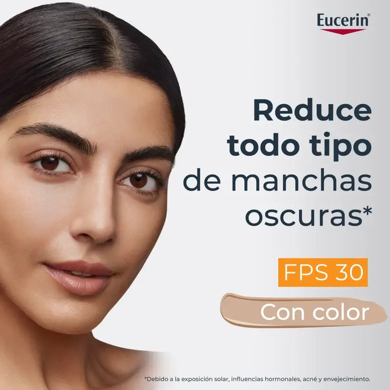 Eucerin Anti-Pigment Solar denný krém s ochranným faktorom SPF 30 a stredným odtieňom, 50 ml