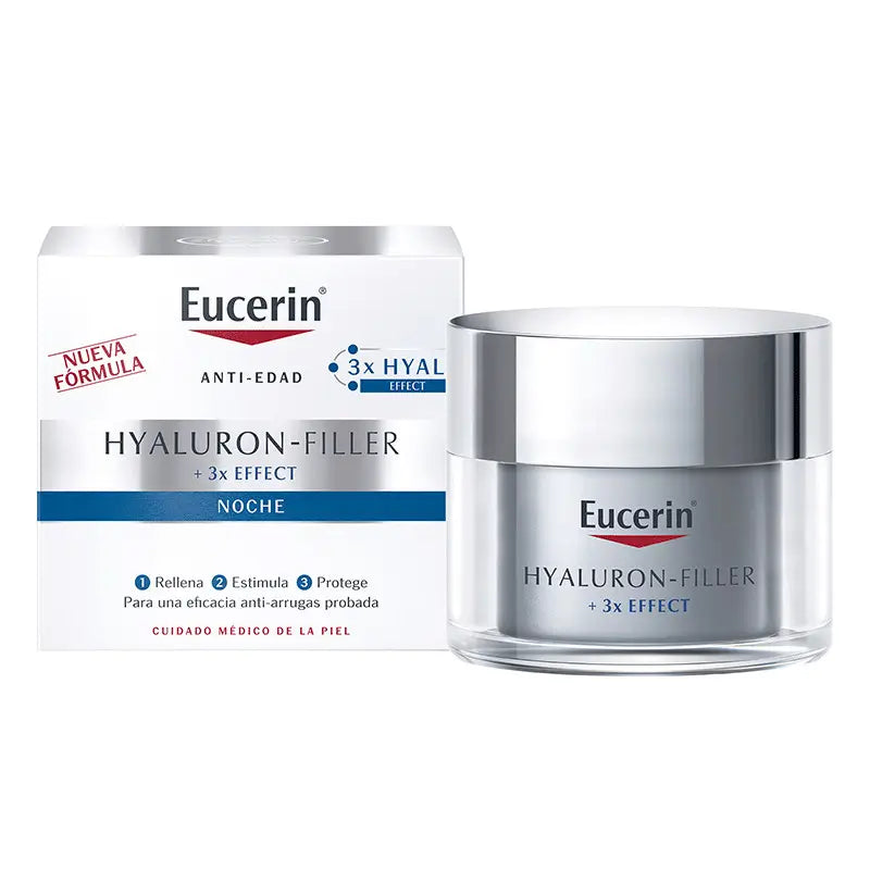 Eucerin Hyaluron Facial Filler 3X Effect – nočný krém 50 ml