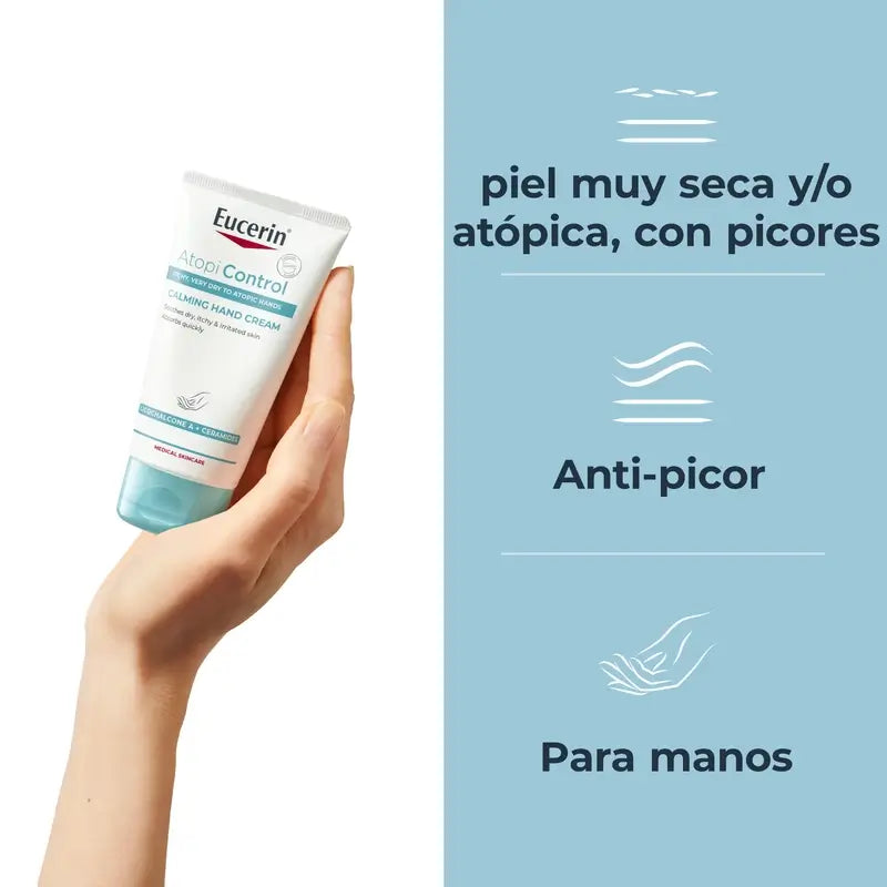 Eucerin Atopicontrol Krém na ruky, 75 ml