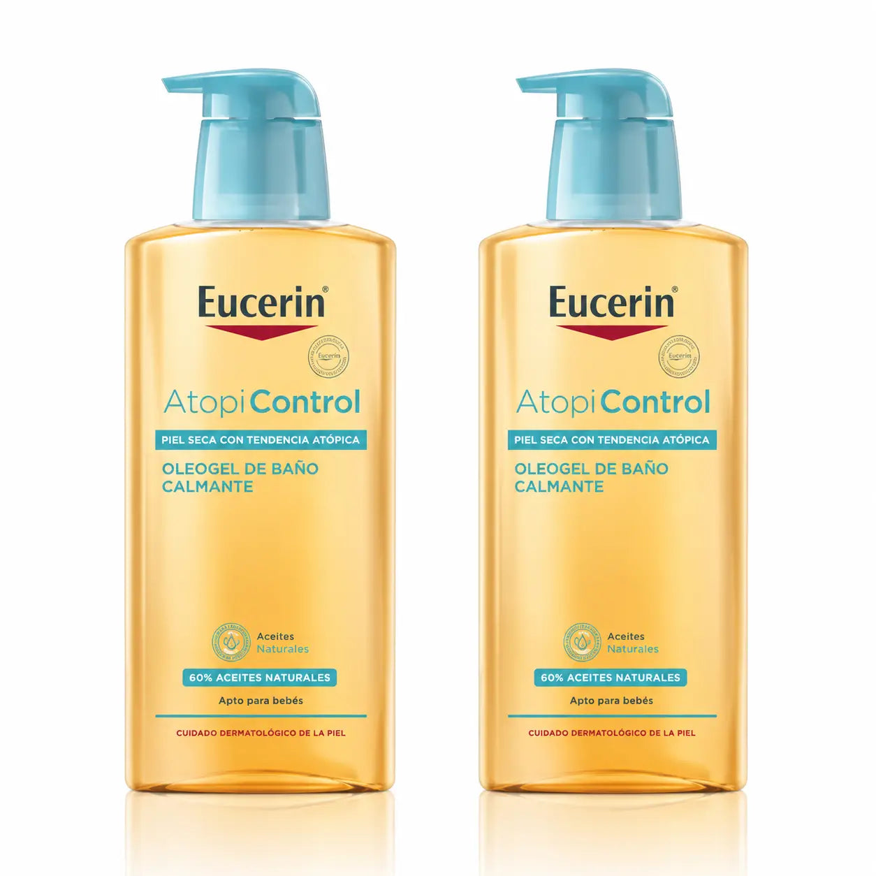 Eucerin Atopicontrol kúpeľový oleogel, 400 ml, balenie po 2 ks
