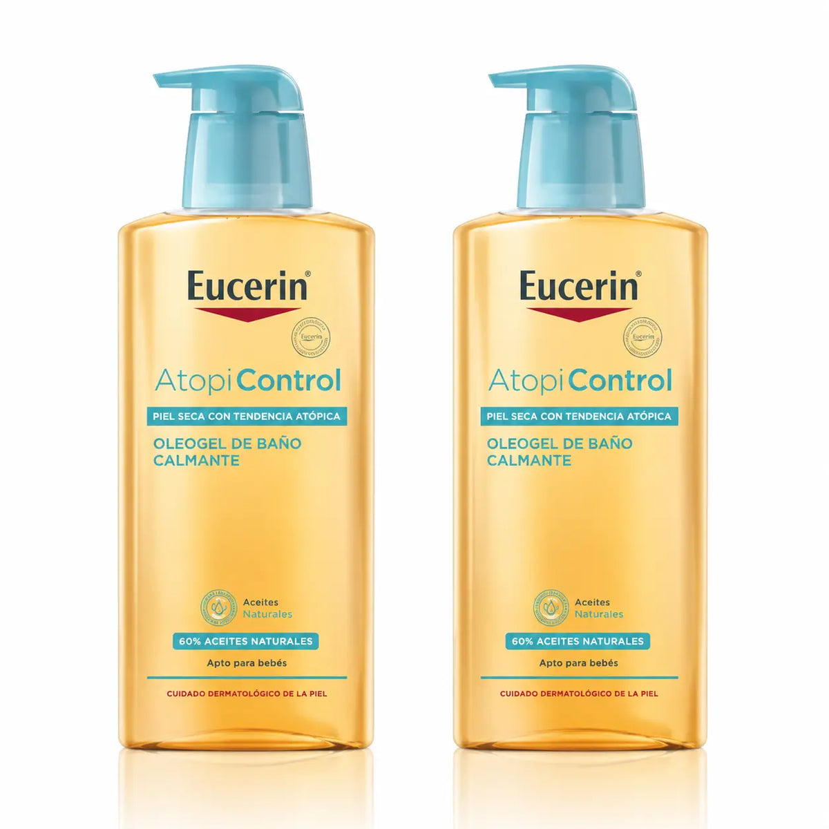 Eucerin Atopicontrol kúpeľový oleogel, 400 ml, balenie po 2 ks