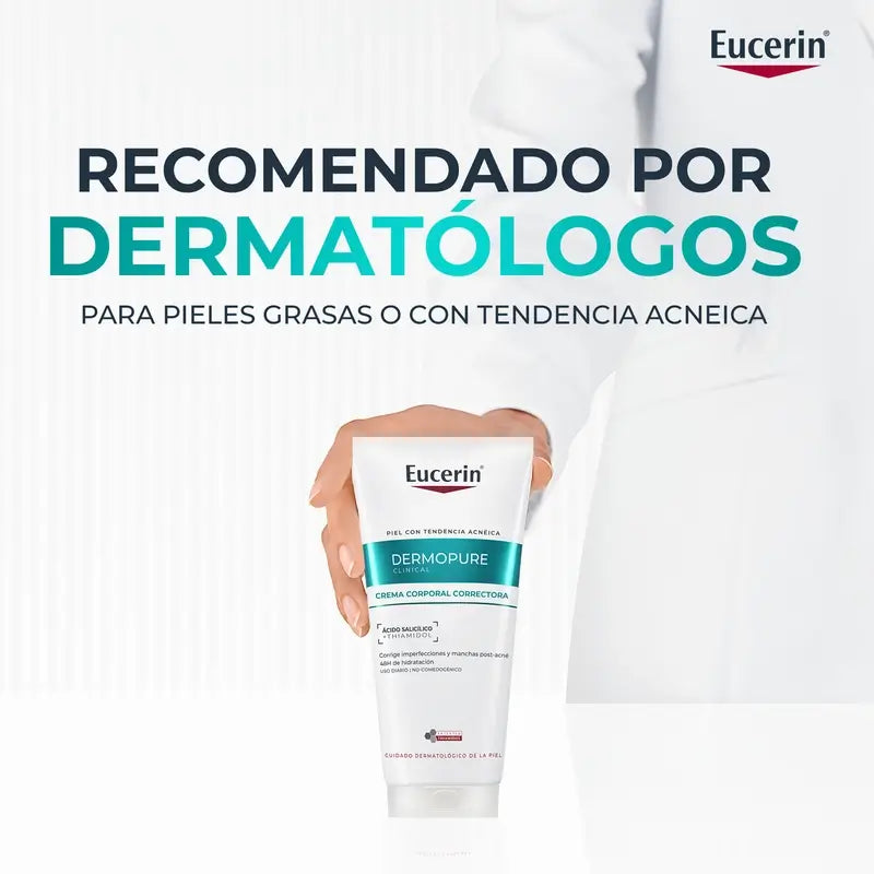 Eucerin Dermopure Telový krém s trojnásobným účinkom, 200 ml