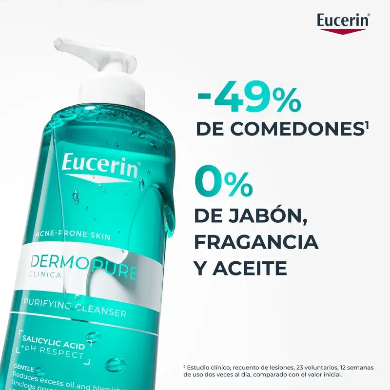 Eucerin Dermopure Oil Control čistiaci gél na tvár, 200 ml
