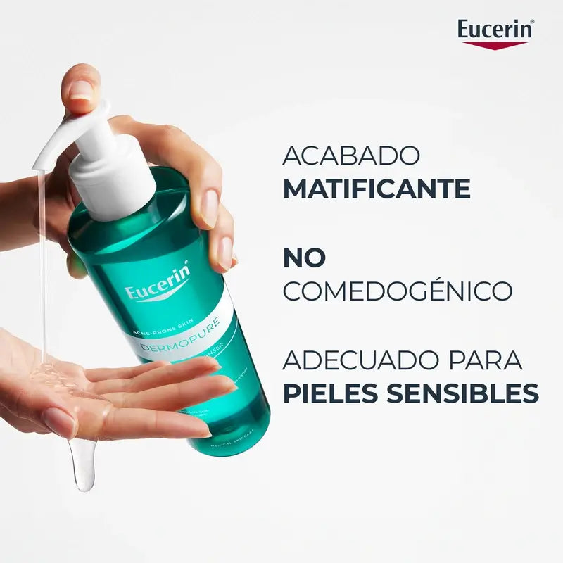 Eucerin Dermopure Oil Control čistiaci gél na tvár, 200 ml