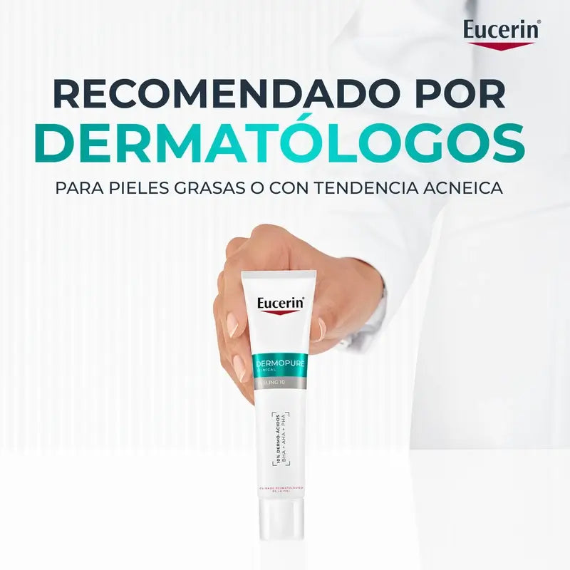 Eucerin Dermopure Peeling s 10 % hydroxykyselinami, 40 ml