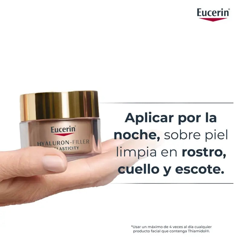 Eucerin Hyaluron Filler + Elasticity Nočný krém s kyselinou hyalurónovou 50 ml