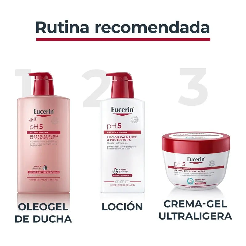 Eucerin Oleogel – osviežujúci sprchový gél, 1000 ml