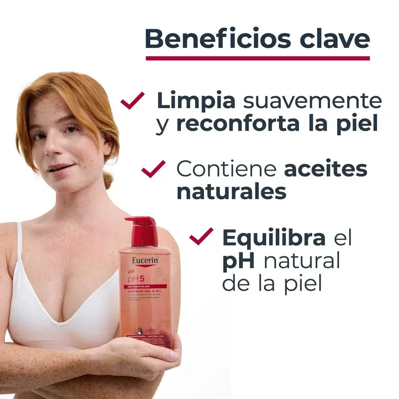 Eucerin Oleogel – osviežujúci sprchový gél, 400 ml