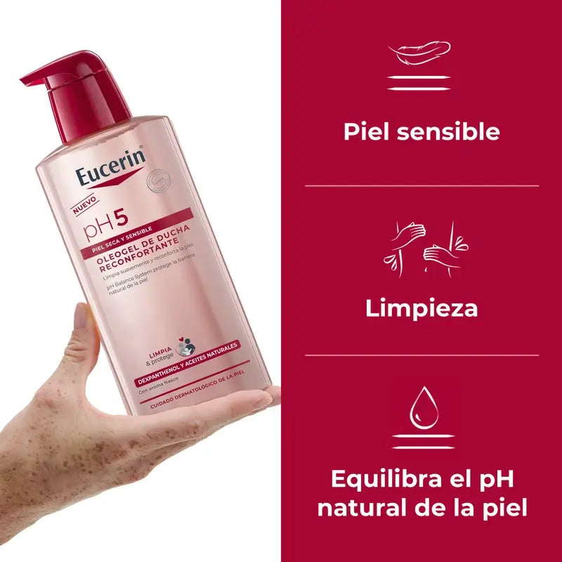 Eucerin Oleogel – osviežujúci sprchový gél, 400 ml