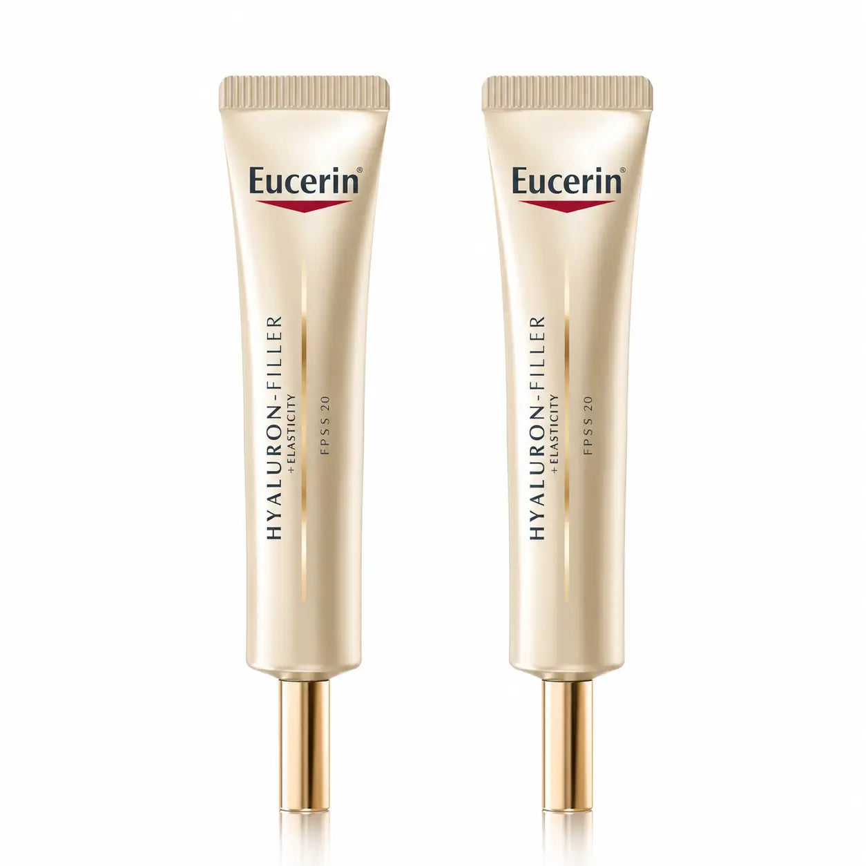 Eucerin Hyaluron Filler + Elasticity Očný krém, 15 ml, balenie po 2 ks