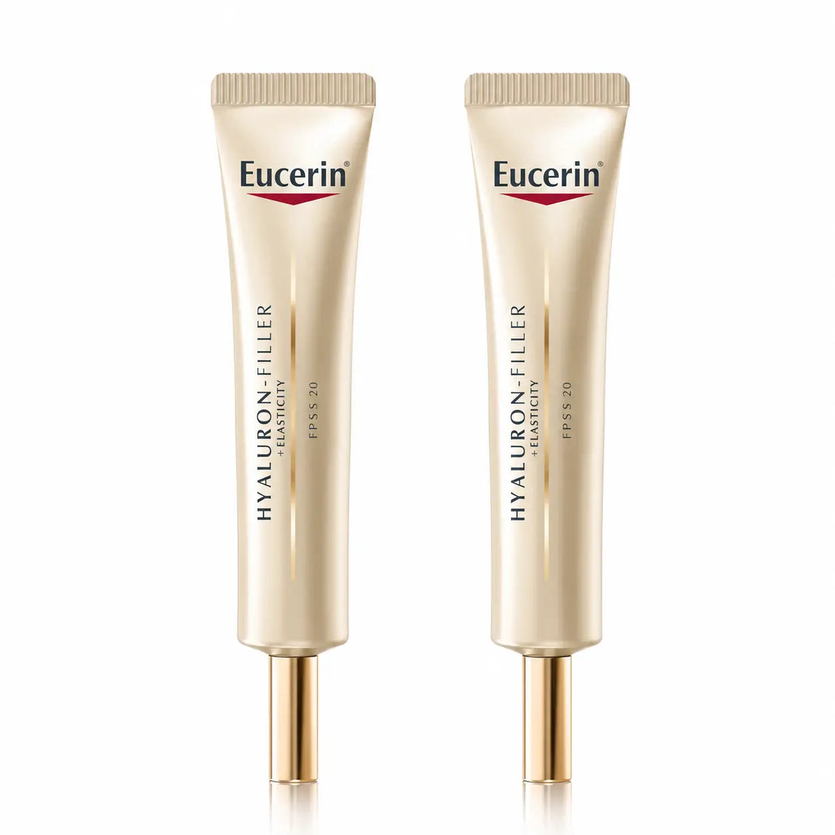 Eucerin Hyaluron Filler + Elasticity Očný krém, 15 ml, balenie po 2 ks