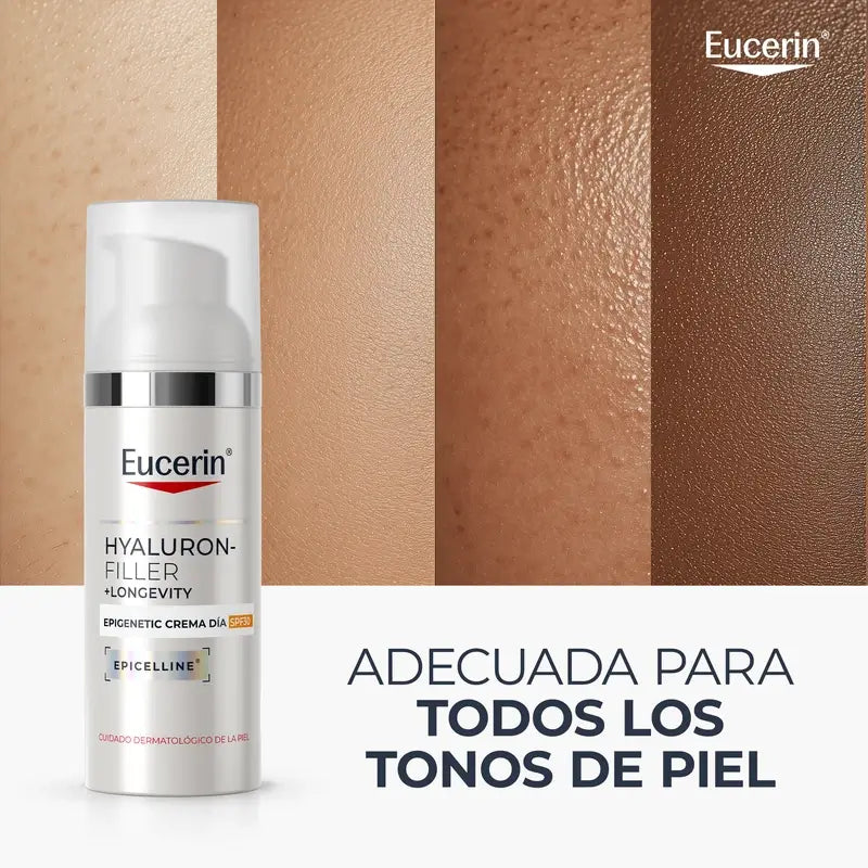 Eucerin Hyaluron-Filler + Longevity Epigenetic denný krém SPF 30, 50 ml