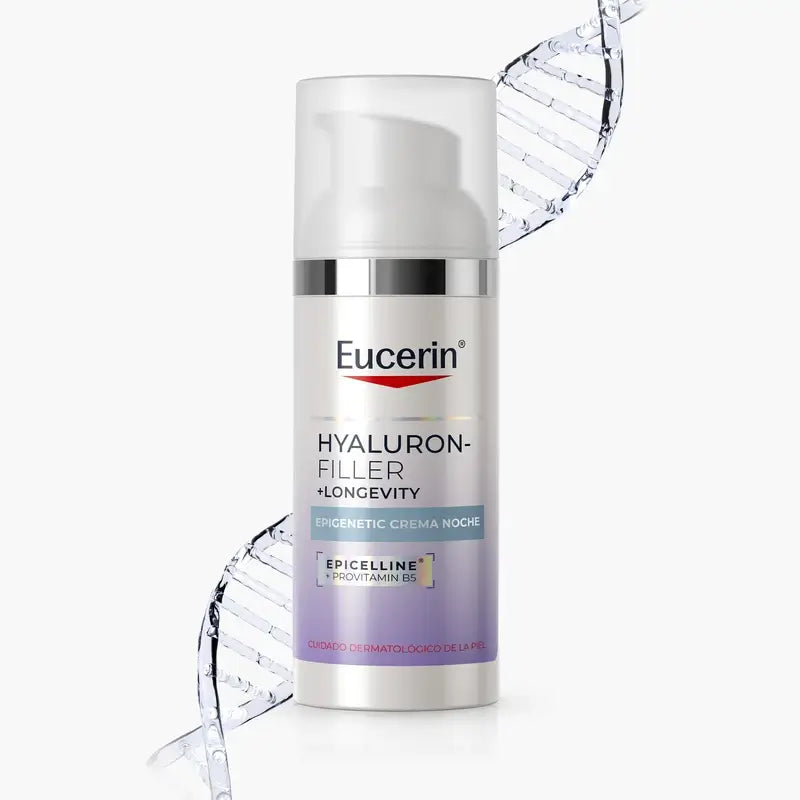 Eucerin Hyaluron-Filler + Longevity Epigenetic nočný krém, 50 ml