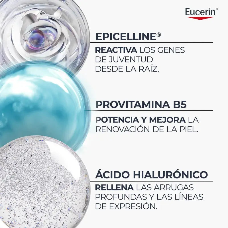 Eucerin Hyaluron-Filler + Longevity Epigenetic nočný krém, 50 ml