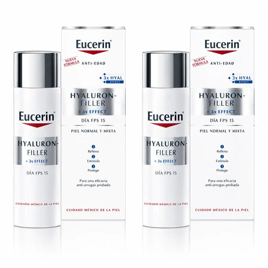 Eucerin Hyaluron Filler pre normálnu/kombinovanú pleť, 50 ml, balenie po 2 ks