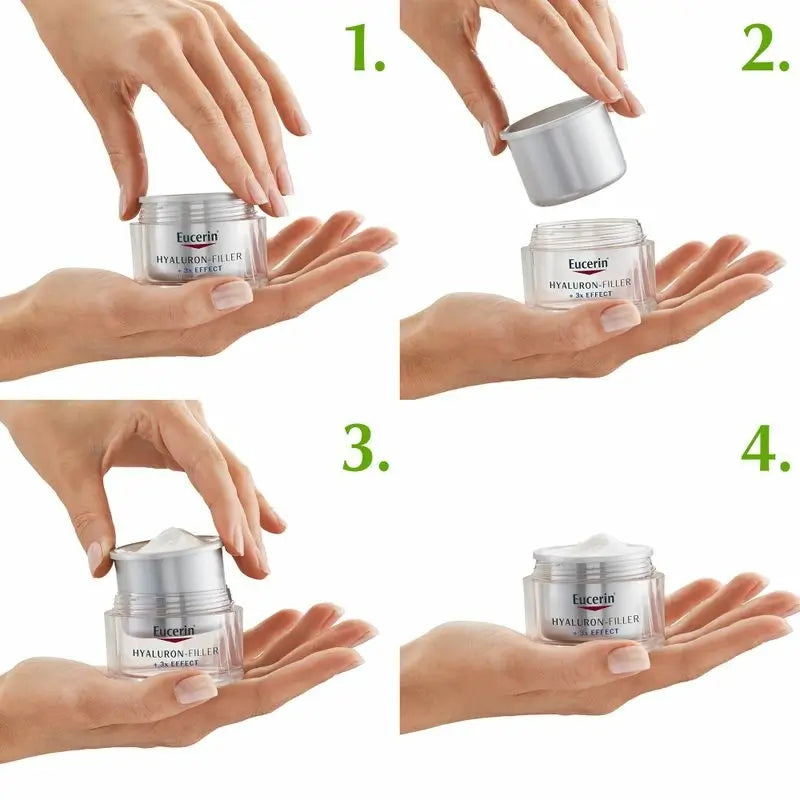 Eucerin Hyaluron Filler Triple Effect X3 denný krém s SPF 15 pre suchú pleť, 50 ml