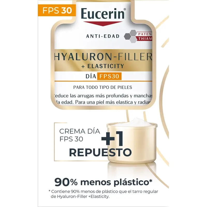 Eucerin Anti-Ageing Elasticity Day Pack Fps 30, 50 Ml+ Refill, 50 Ml