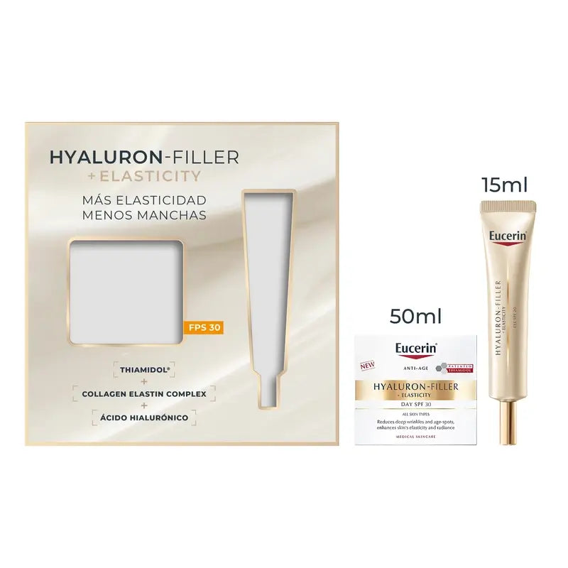 Eucerin Pack Hyaluron Filler Elasticity Denný krém SPF 30 50 ml + Očný krém 15 ml