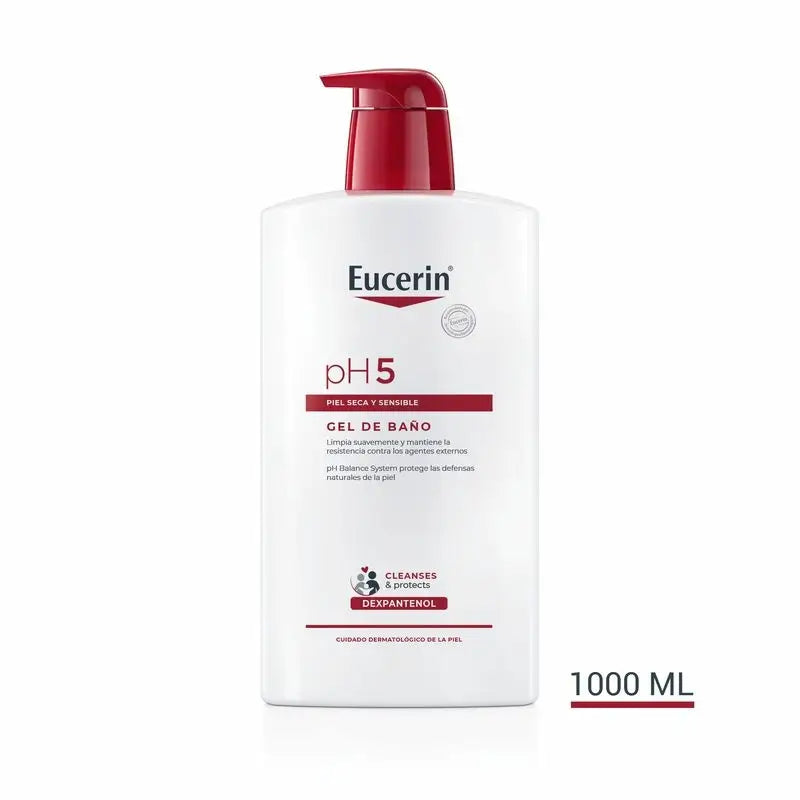 Eucerin Sprchový gél pH 5, 1000 ml