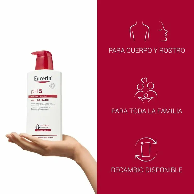 Eucerin Sprchový gél pH 5, 400 ml