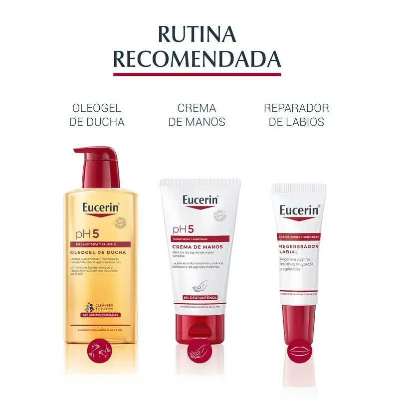 Eucerin obohatené pleťové mlieko pH 5, 1000 ml