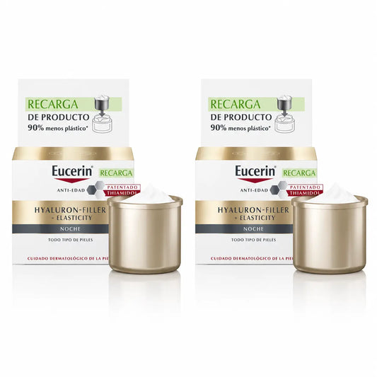 Eucerin Refill Nočný krém Hyaluron Filler Elasticity, 50 ml, balenie po 2 ks