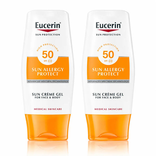 Eucerin Solar Gel Creme Allergy, 150 ml, balenie po 2 ks