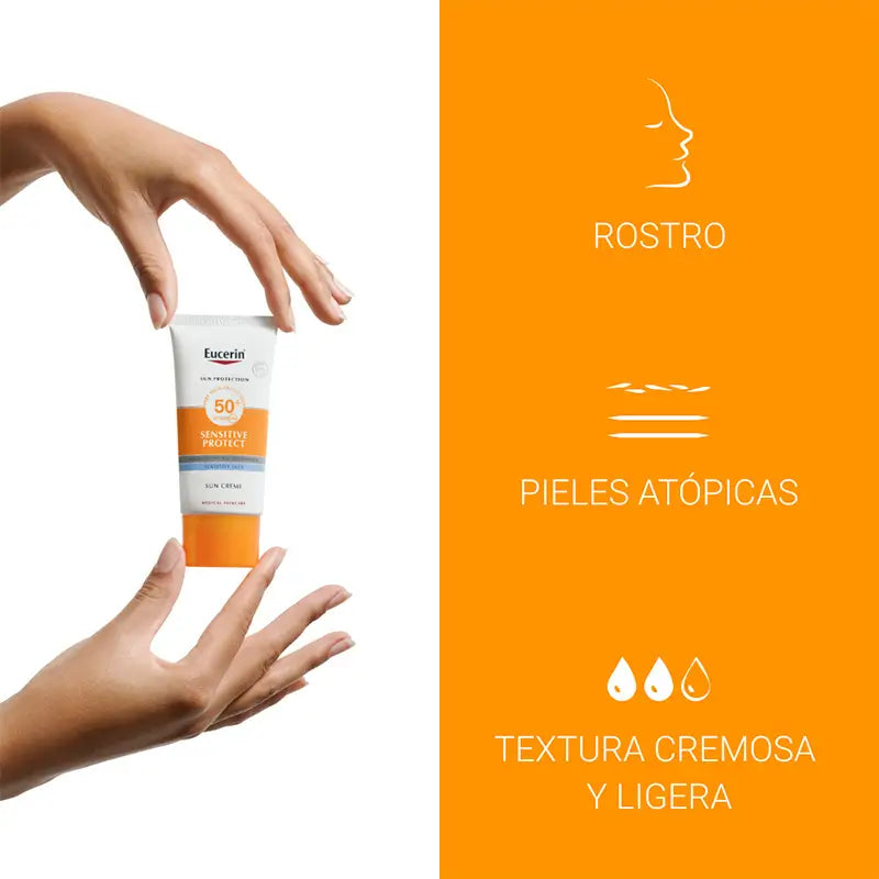 Eucerin Sensitive Protect slnečný krém SPF50+, 50 ml