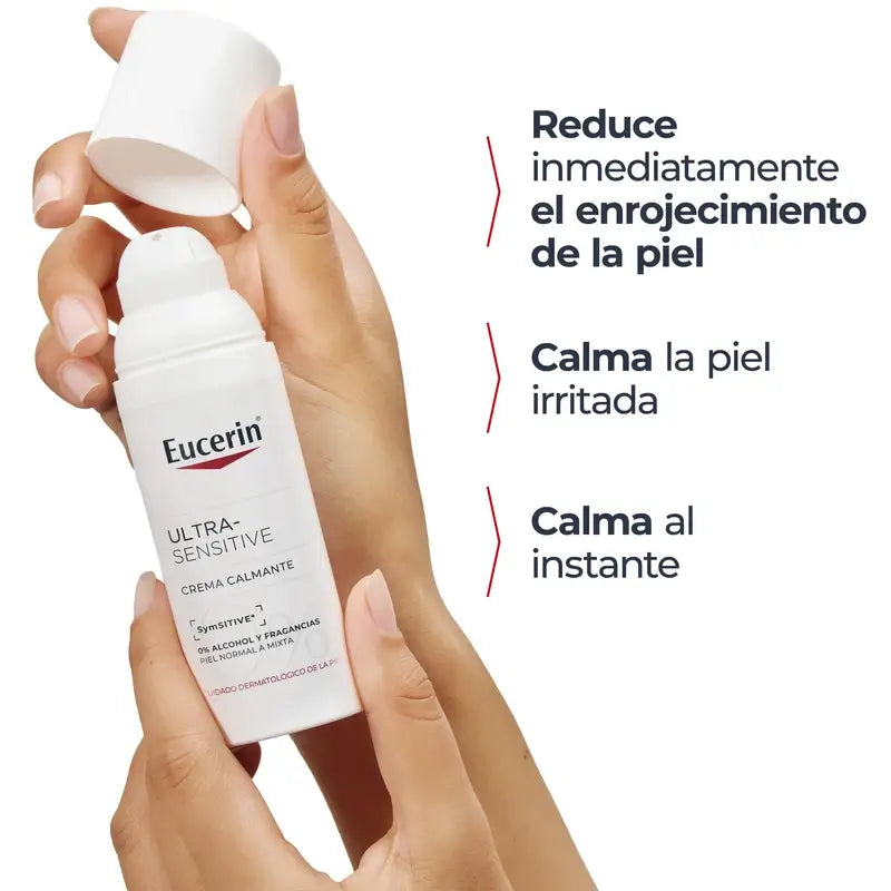 Eucerin Ultra-Sensitive upokojujúci krém pre normálnu až zmiešanú pleť, 50 ml