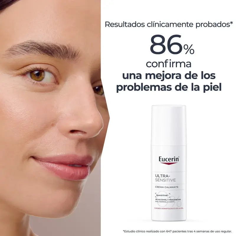 Eucerin Ultra-Sensitive upokojujúci krém pre normálnu až zmiešanú pleť, 50 ml