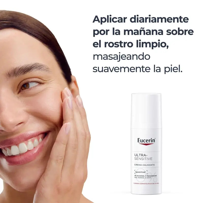 Eucerin Ultra-Sensitive upokojujúci krém pre normálnu až zmiešanú pleť, 50 ml