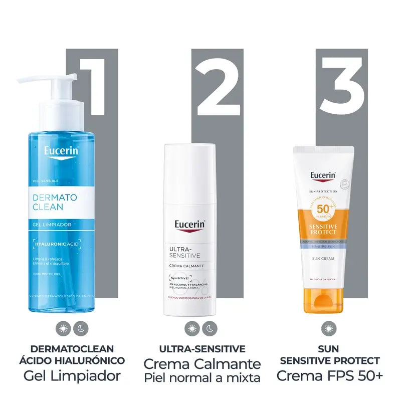 Eucerin Ultra-Sensitive upokojujúci krém pre normálnu až zmiešanú pleť, 50 ml