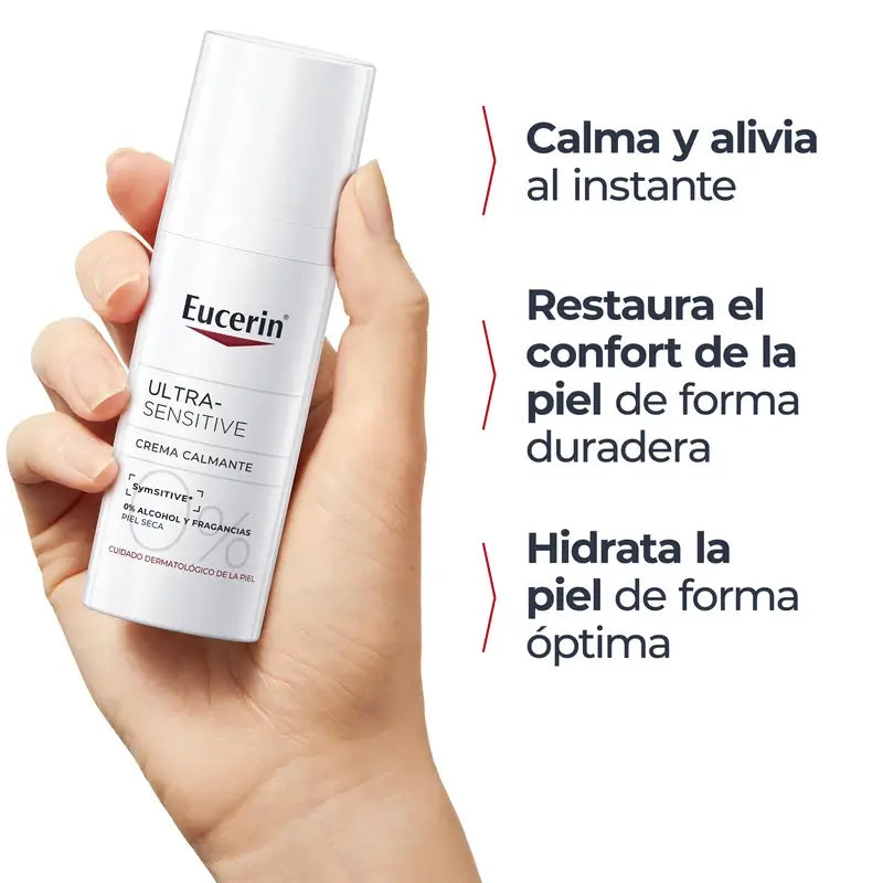 Eucerin Ultra-Sensitive upokojujúci krém pre suchú pokožku, 50 ml