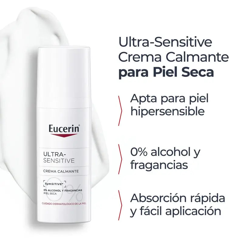 Eucerin Ultra-Sensitive upokojujúci krém pre suchú pokožku, 50 ml