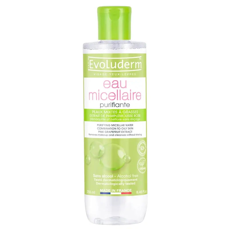 Evoluderm Micelárna voda pre zmiešanú pleť, 250 ml