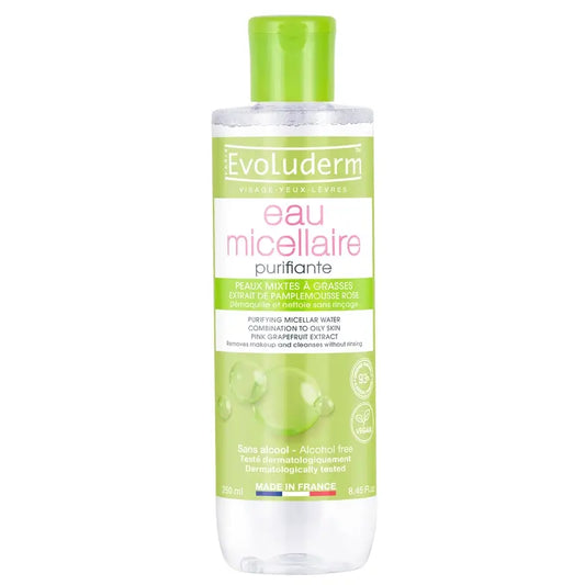 Evoluderm Micelárna voda pre zmiešanú pleť, 250 ml