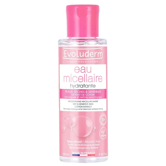 Evoluderm Micelárna voda pre suchú/citlivú pleť, 100 ml