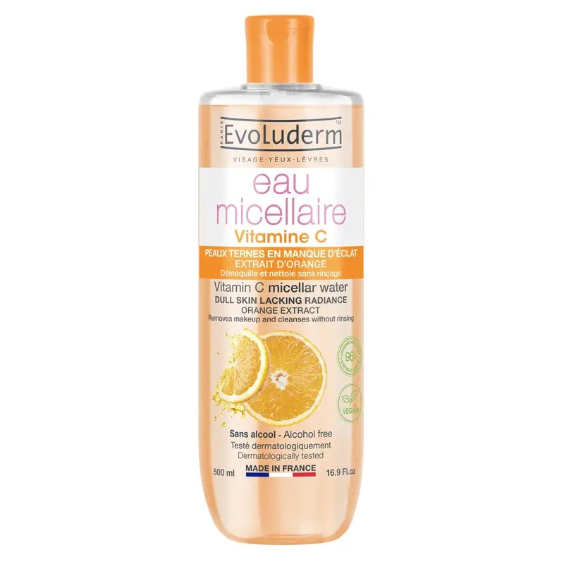Evoluderm Micelárna voda s vitamínom C, 500 ml